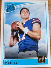 Panini 2018 Donruss Rated Rookie Josh Allen #304 Buffalo Bills Football RC
