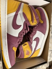 Nike Air Jordan 1 Retro High OG Brotherhood 555088-706 Gold Bordeaux White