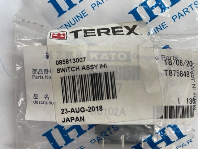 TEREX SWITCH ASSY IHI, PART 085813007 | eBay