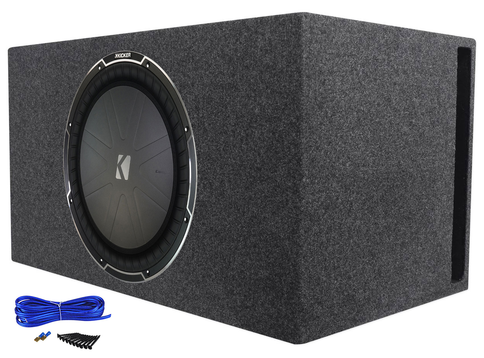 Сабвуфер Kicker 42CWQ152 мощностью 1100 обмин CompQ 15 Вентилируемый корпус CWQ152 80190₽