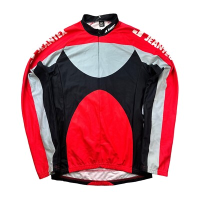 Jeantex cycling jersey size L cotton 54 cm vintage bike shirt bicycle jersey zm56