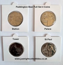 PADDINGTON BEAR 50p Coins Cathedral Tower of London Palace Station Full Set