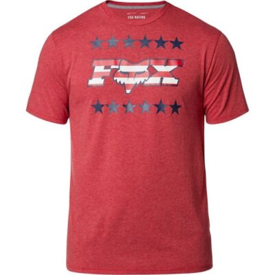FOX Brake Free T-Shirt heather chili rot TShirt Herren Männer Freizeit