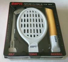 ESPN Sports Pack for Wii - Golf, Tennis, Baseball  "NEW"
