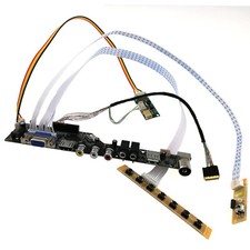LCD Controller for iPad 1 2 Panel LTN097XL01 LP097X02 HDMI RCA USB RF Port Panel