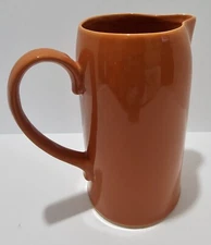 Pitcher Orange Ceramic Vase