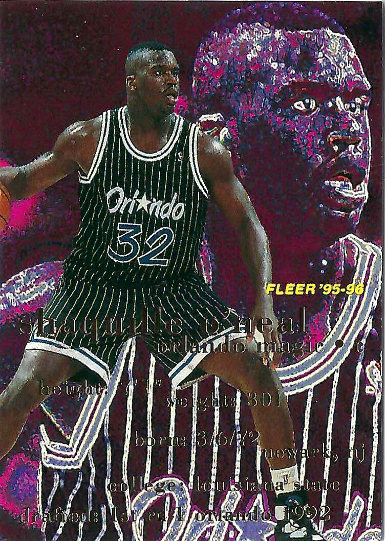 キル　オールドジャラ 1995-96 Fleer Shaquille O'Neal -Orlando Magic | eBay