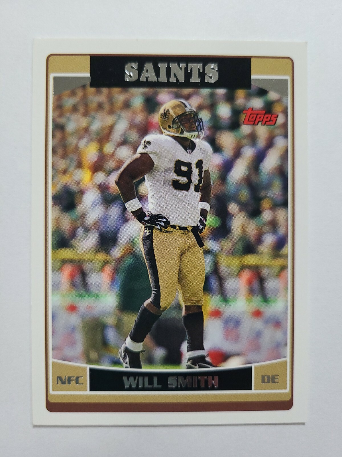 WILL SMITH 2006 TOPPS FOOTBALL CARD # NO9 E6939