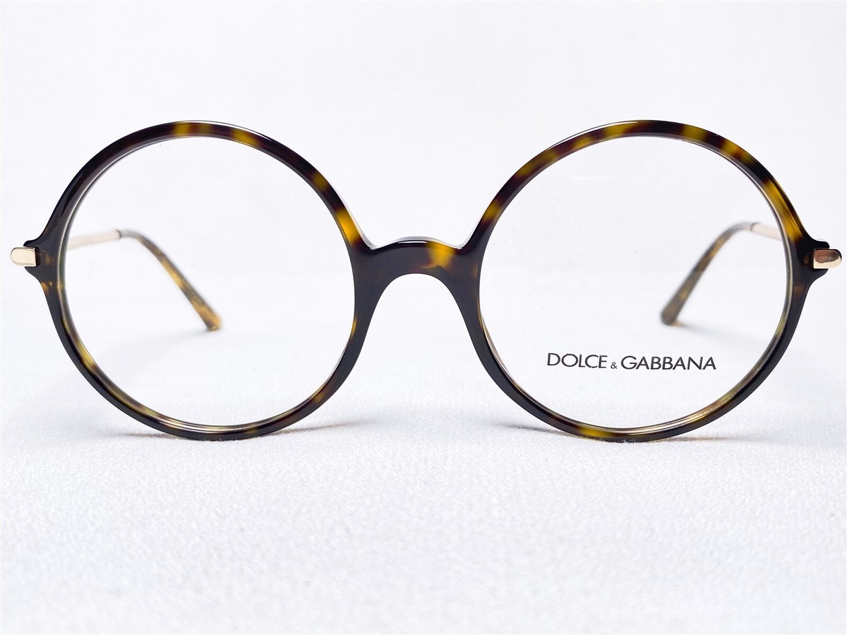 Dolce&Gabbana Round Eyeglass Frames DOLCE AND GABBANA DG 3292 ROUND FULL RIM EYEGLASS FRAMES 501  main image 4