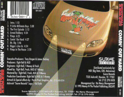 Comin' Out Hard/Eightball & MJG　CD EIGHTBALL & MJG - Comin Out Hard (1993) Suave Records CD brand new