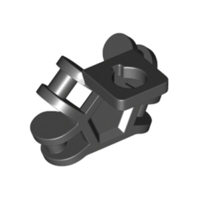 LEGO - Minifigure, Neck Bracket with 4 Angled Handles - Black | eBay