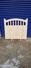 Wooden Garden Gate Arched Top Cottage Style Premium Wooden Engineered Timber