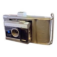 Vintage Polaroid Electric Eye Land Camera With Leather Case  Manual - J66