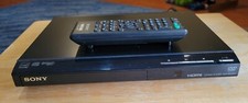 Sony DVP-SR510H DVD Player Black W/ Remote, 1080P Upscaling, Ultra Slim, HDMI