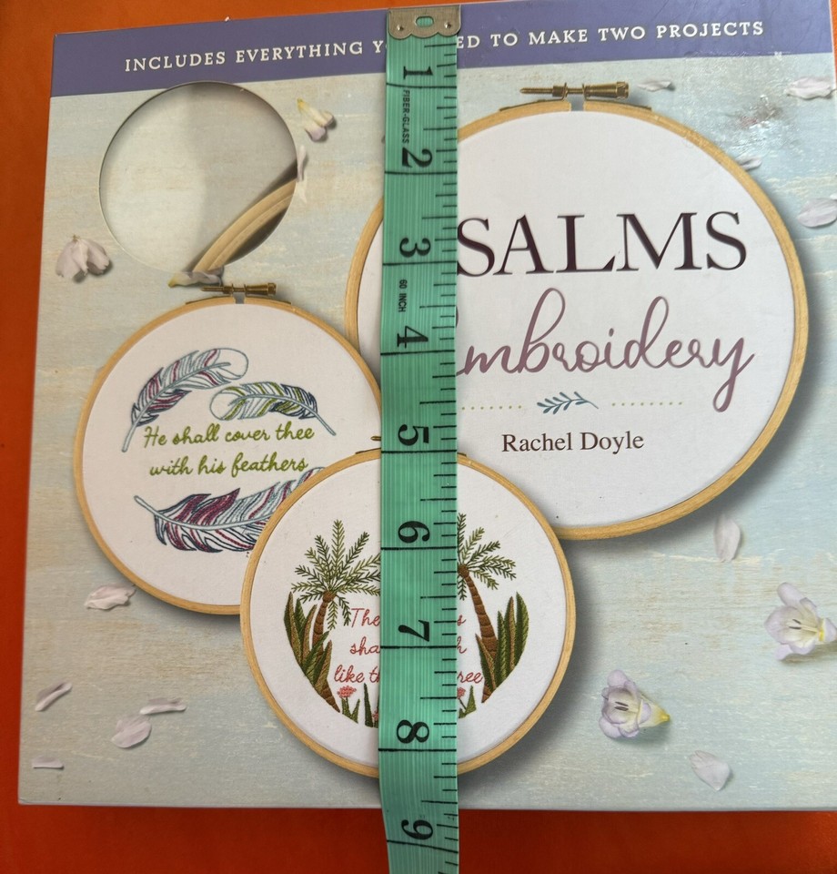 Rachel Doyle Psalms Embroidery Kit New in Box Two Projects Unopened