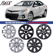 16 Set Of 4 Hubcaps For 2009-2019 Toyota Corolla 2009-2014 Toyota Matrix R16
