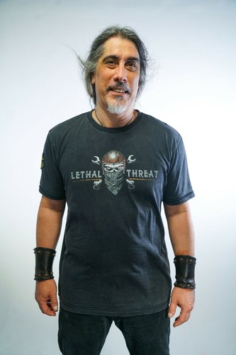 Camiseta Lethal Threat Skull Bandana Llave Mecánica Motociclista VV40141 - Imagen 6 de 6