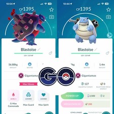Pok mon go - Gigantamax Blastoise - Trade 20k Stardusts