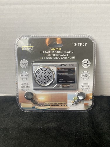 AM/FM Ultra Slim Radio U S News And World Reports Pocket Radio | eBay
