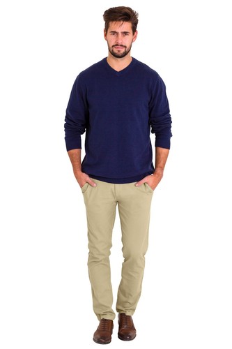 Mens Chino Stretch Pants Slim Fit Casual Cotton Skinny Trouser Dress Pants 30-40 - Picture 19 of 90