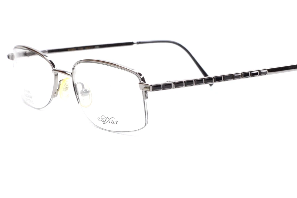 Gafas de lujo Caviar M2303 C82 negras genuinas cristales austriacos Italia 55 mm Foto 2 de 4