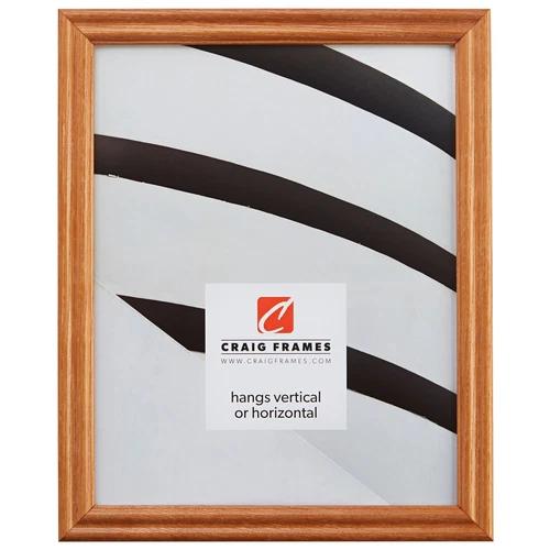 Natural Brown Picture Frame – Hardwood Traditional Style – Choose Your Size