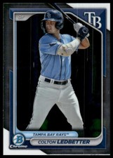 2024 Bowman #BP-124 Colton Ledbetter Prospects Tampa Bay Rays Baseball