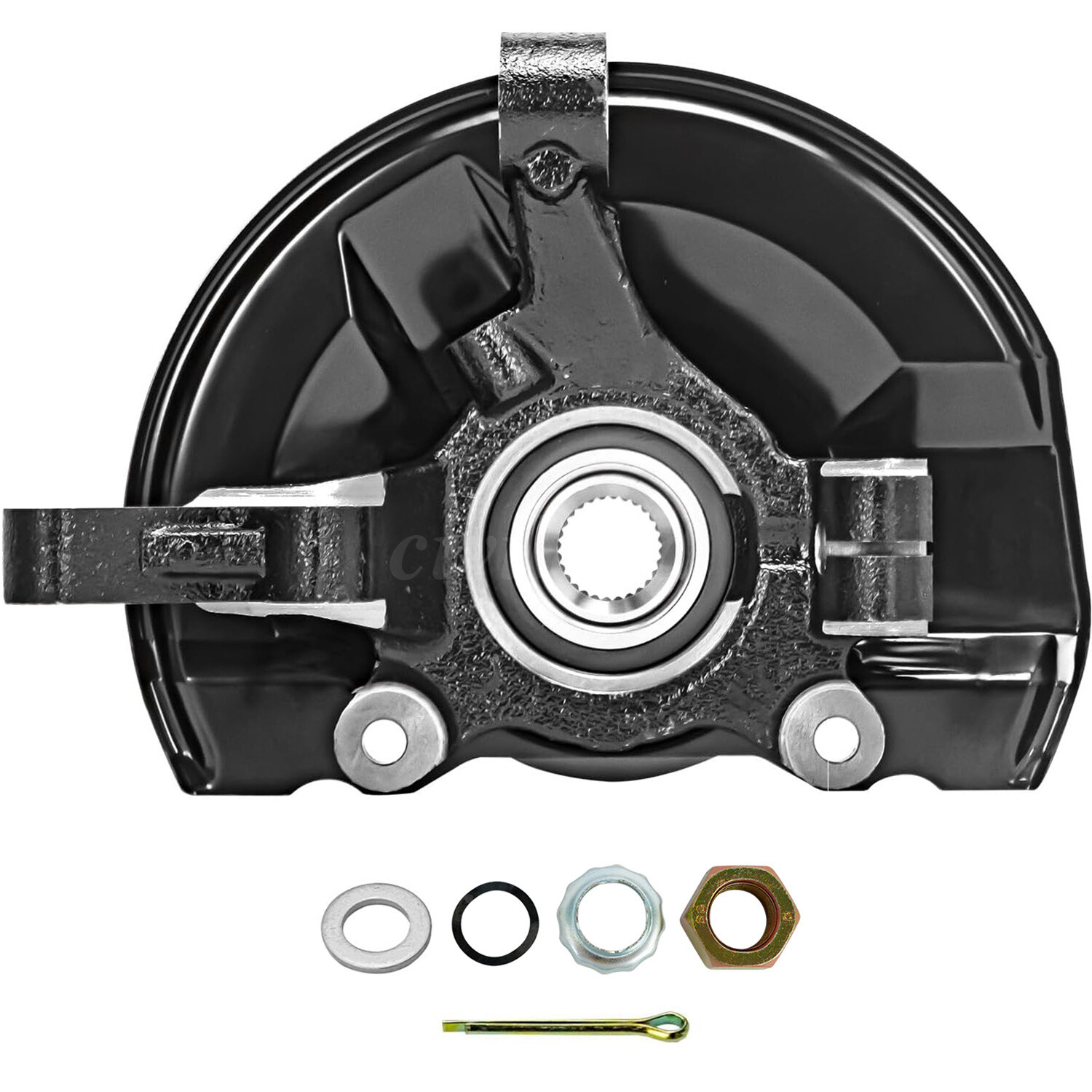 Front Pair Steering Knuckle+Wheel Hub Bearing for 2007-2017 Jeep Patriot Compass