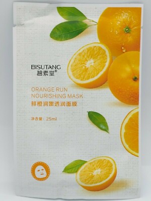 orange hydrate clean,relieve skin tight feeling mask 25g pack of 10