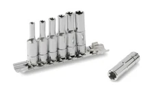 Titan 66320 7pc 1/4" Dr. External Star Deep Socket Set
