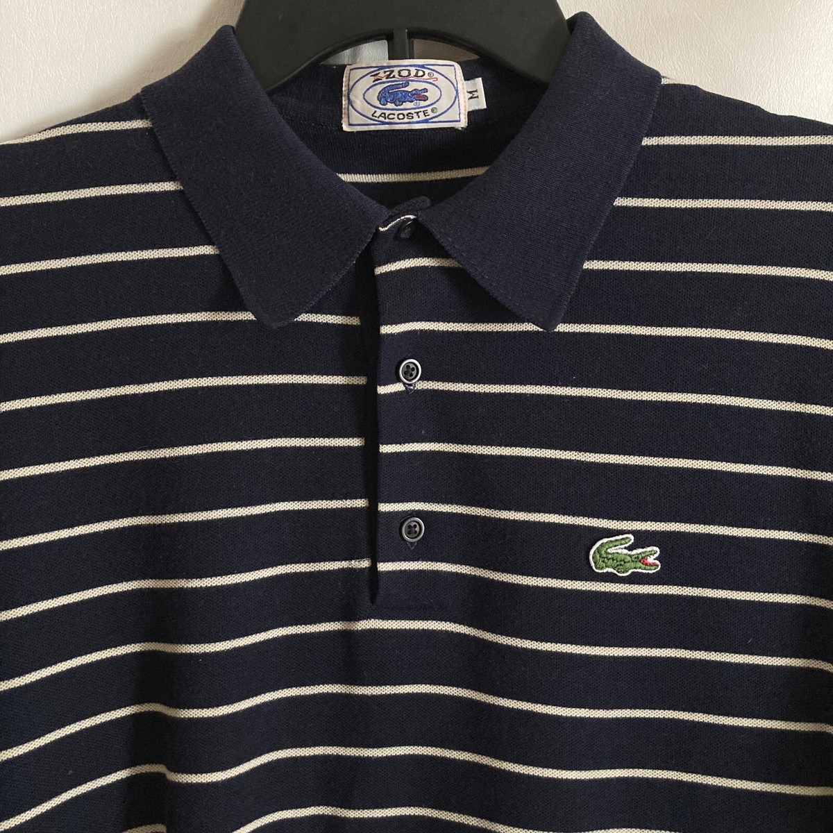 70’s LACOSTE LACOSTE Vintage 70s Made in France Men's Tennis Golf Cotton Pique