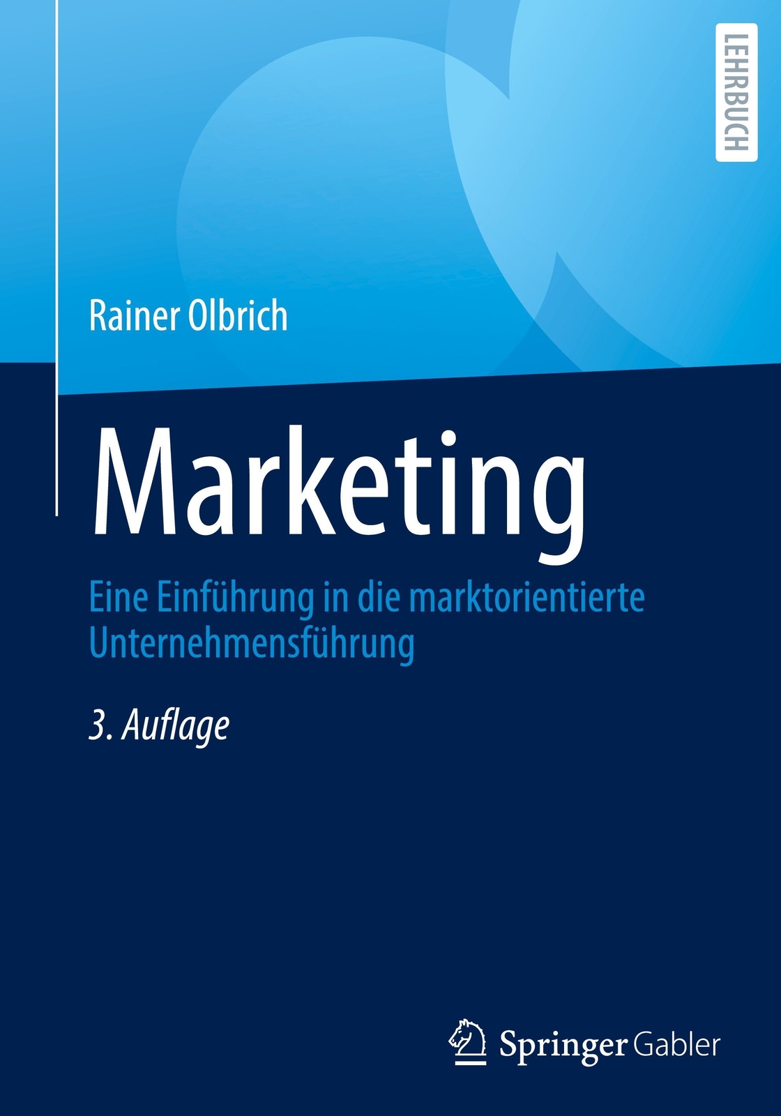 Thumbnail - Marketing Rainer Olbrich 9783662649442