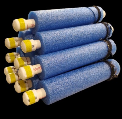 Catfish Jugline Noodle Fishing Jugs BLUE   lot of 10