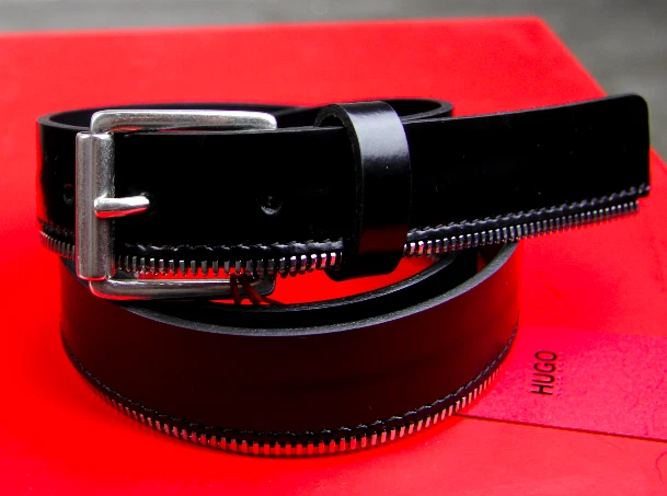 BOSS BY HUGO LEDER GÜRTEL GABI ZIP SZ 30 Gr. 90 LEATHER BELT W34 LEDERGÜRTEL - Bild 1 von 1