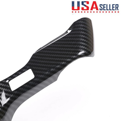 ABS Carbon Fiber Steering Wheel Frame Cover Accessories For T@yota T@coma 16-20 - Photo 7/8
