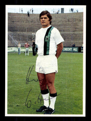 Heinz Wittmann Borussia Mönchengladbach Bergmann Sammelbild 1972 Original Sign