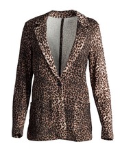 Nwt Majestic Leopard Print Blazer Msrp $438