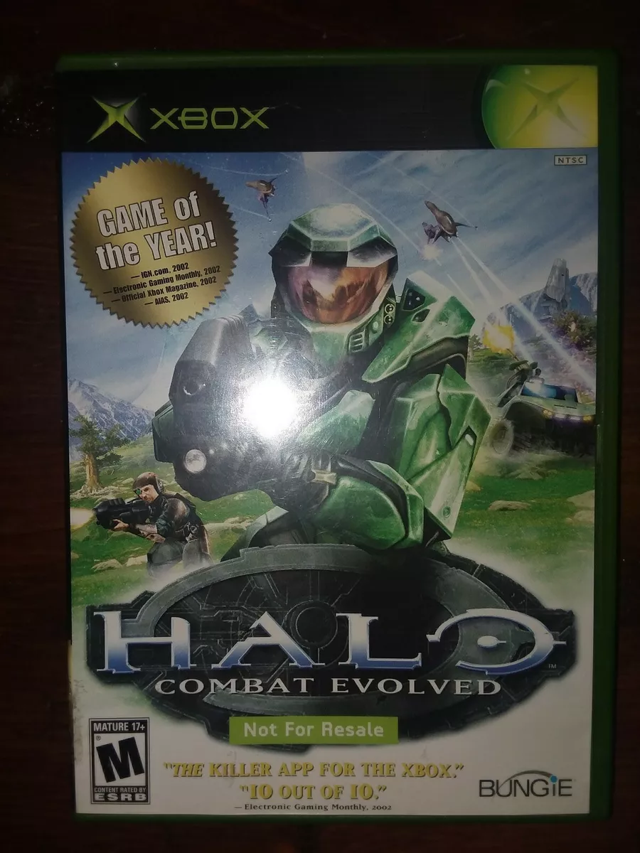 Halo: Combat Evolved Xbox Not For Resale Edition