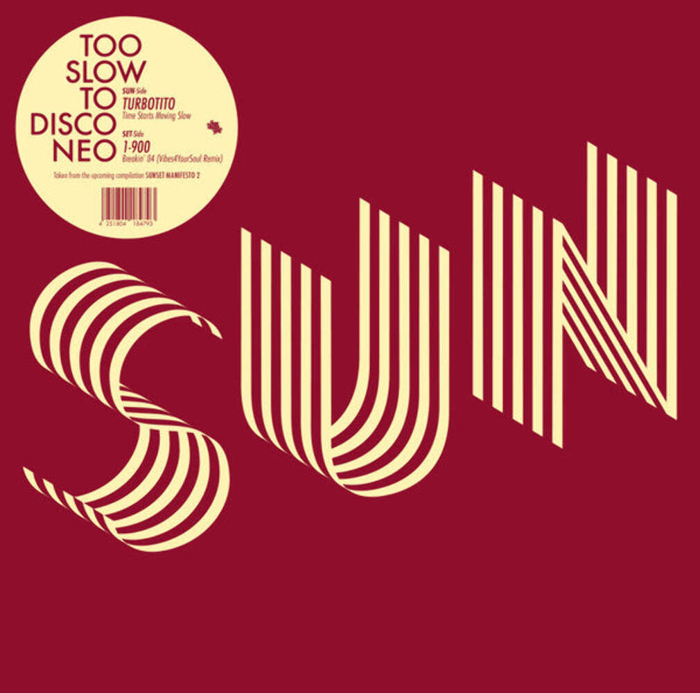 独12” Various Too Slow To Disco Neo Presents Sunset 2 HDYANEO12 How Do You Are? /00250 Various - Too Slow To Disco Neo Presents Sunset 2 (12