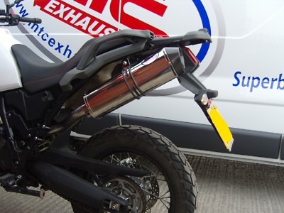 Yamaha XT660Z Ténéré 08 - 2016 Single Performance leichter Edelstahl Auspuff 