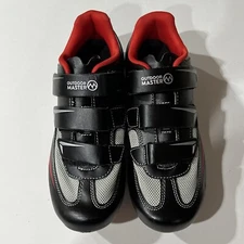 Outdoor Master Cycling Shoes Size 7.5 Women, Men’s 6 Red Black