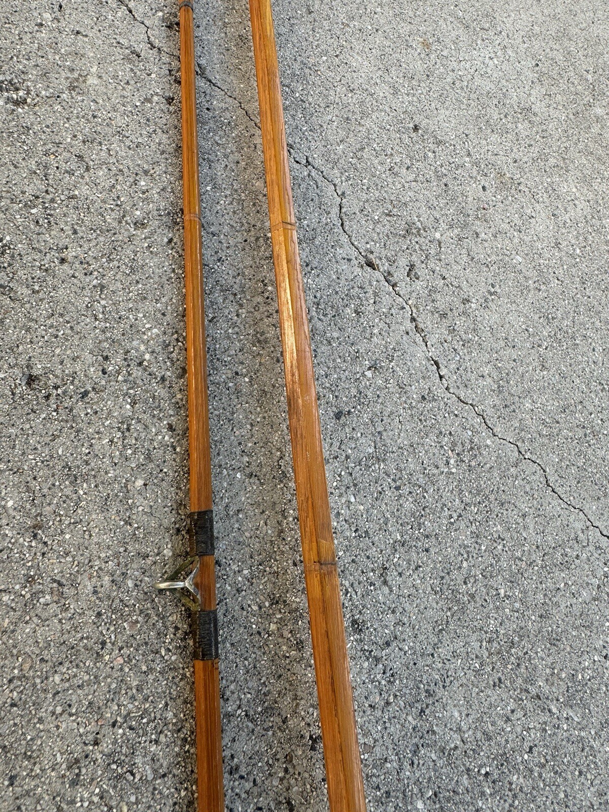 Collection Of Four Antique Vintage Fishing Poles