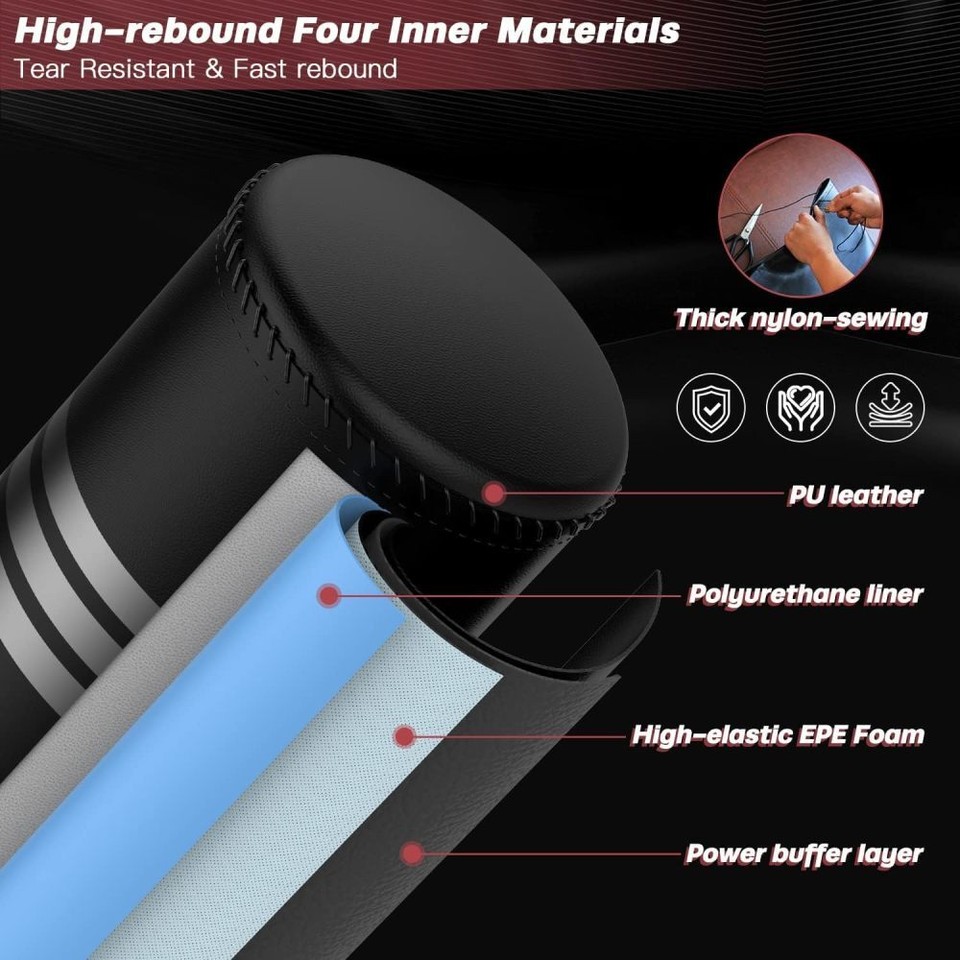 FREE STANDING PUNCH BAG STAND UP PEDESTAL KICK BOXING HEAVY DUTY