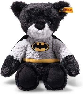 Steiff Plüschtier Bär Teddybär Kuscheltier Batman 29 cm neu