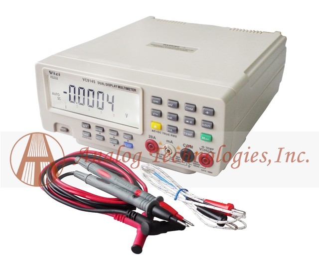 Vichy Vc8145 Dmm Digital Benchtop Multimeter Tester Pc True Rms Dc