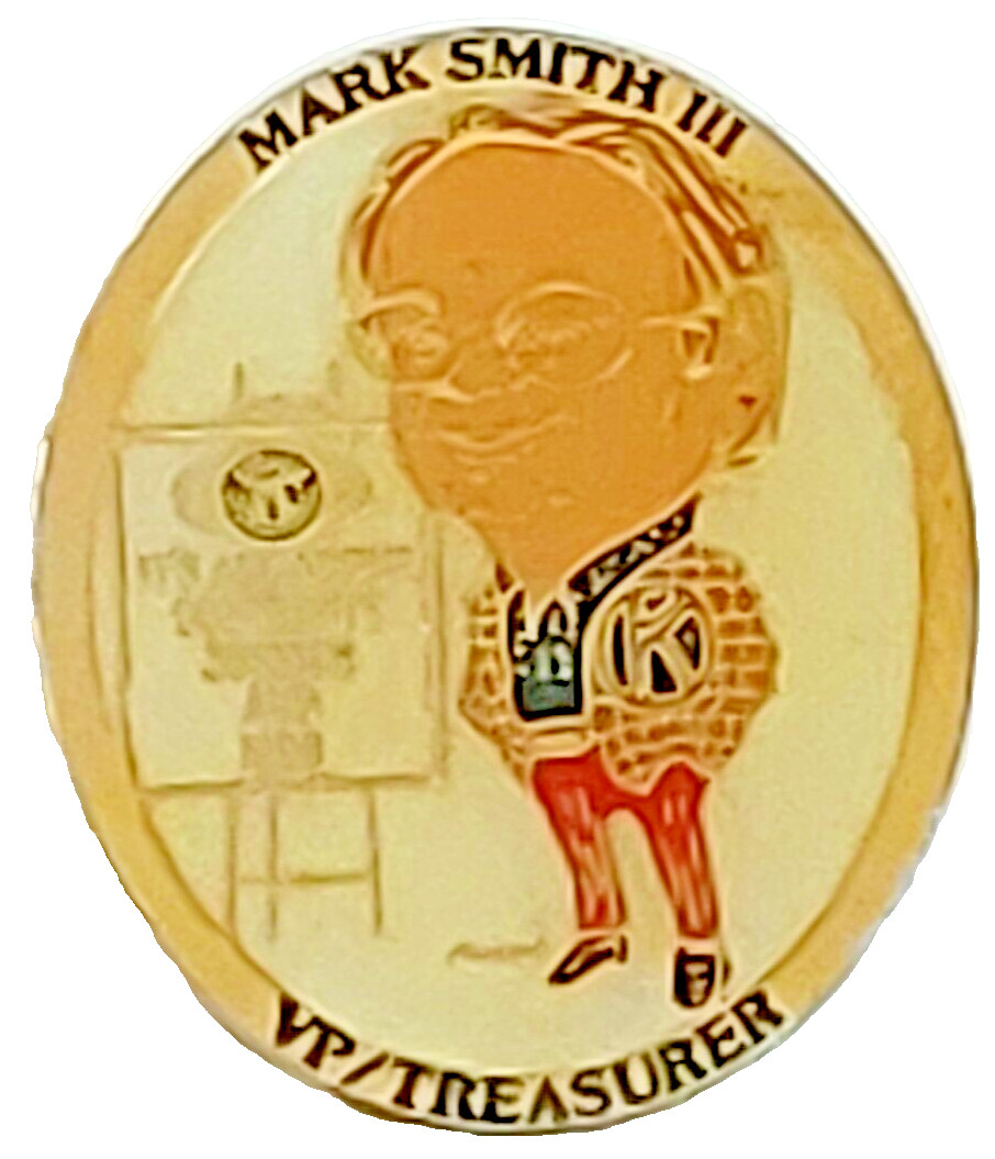 Kiwanis International Mark Smith III VP/Treasurer Lapel Pin