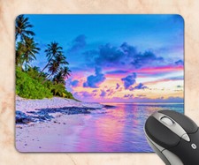Beach Sunset Mouse Pad