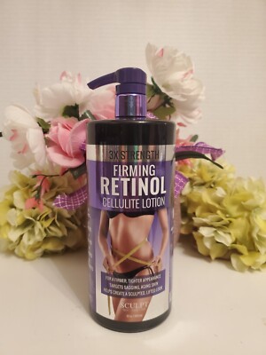 Sculpt ~3X Strength Firming Body Retinol Cellulite Lotion 32 oz  Jumbo Size New
