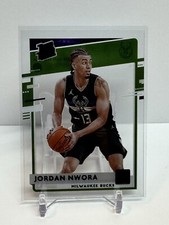 JORDAN NWORA  2020-21 CLEARLY Donruss #92  RATED ROOKIE RC  Nigeria Basketball