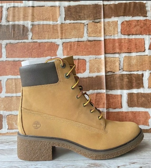 Wheat Nubuck Lace Up Boots A1KLL 8.5 